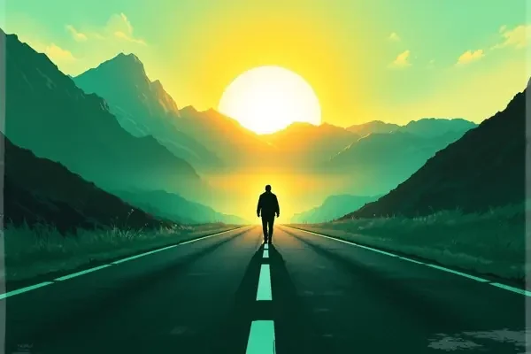 逆光而行 背景